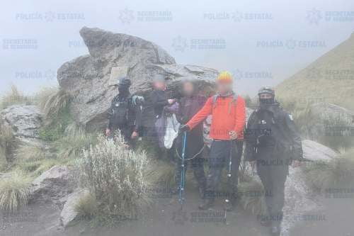 Video: Localizan sanos y salvos, a 3 extraviados en el Izta-Popo